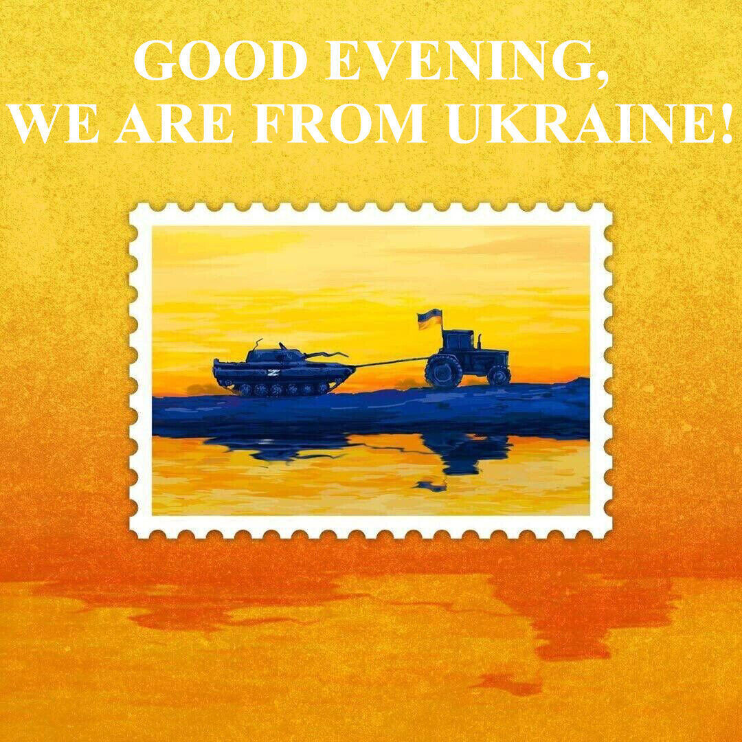"Good Evening, We Are From Ukraine!", Stamp Sheet W